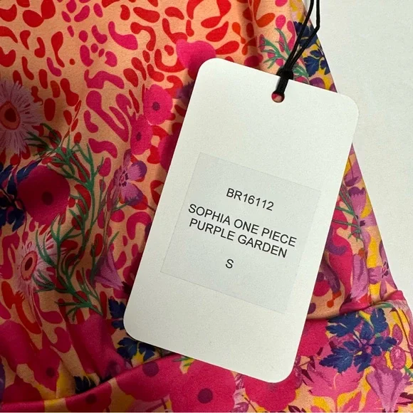 LAST DAY NWT FP Roopa Pemmaraju Beth Richard’s Sophia OnePiece Purple Garden - Picture 10 of 12